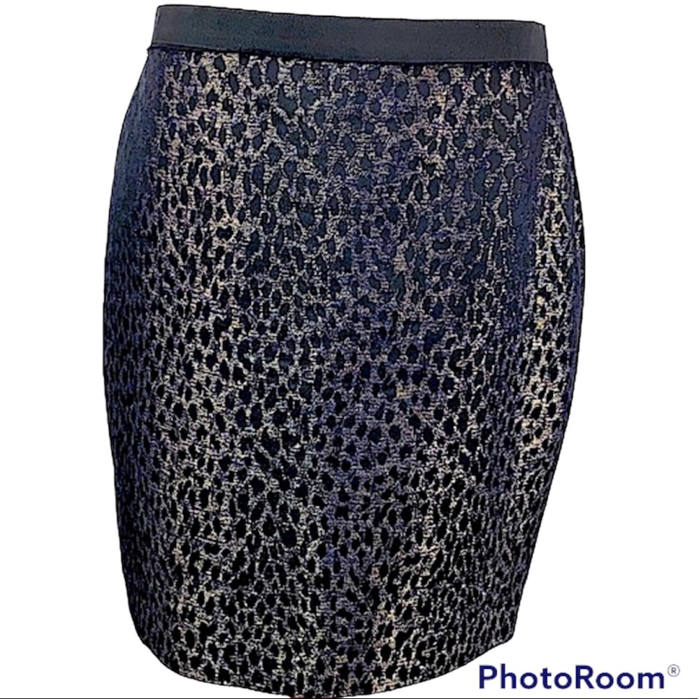Ann Taylor Animal Print Pencil Skirt